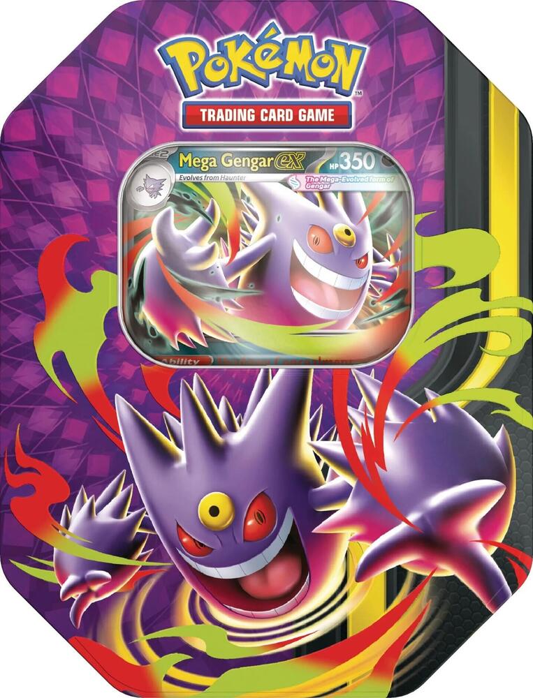Pokemon Mega Moonlit Tin Mega Gengar ex