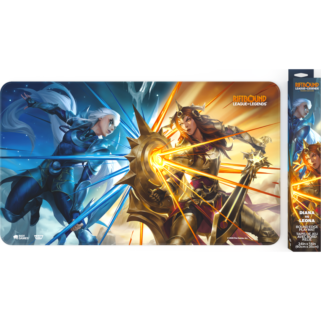 Riftbound Vendetta Diana vs Leona Playmat