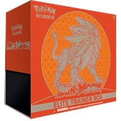Pokemon Sun Moon Base Set Elite Trainer Box Solgaleo
