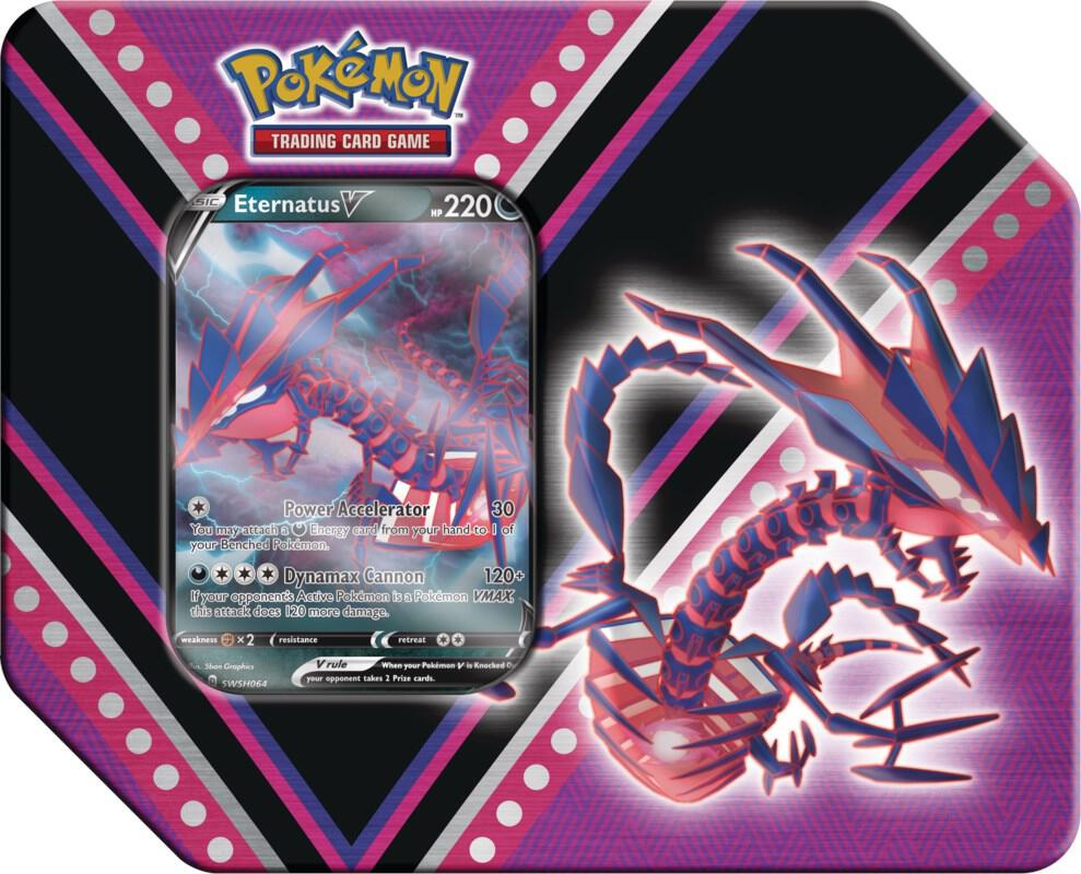 Pokemon V Powers Tin Eternatus V