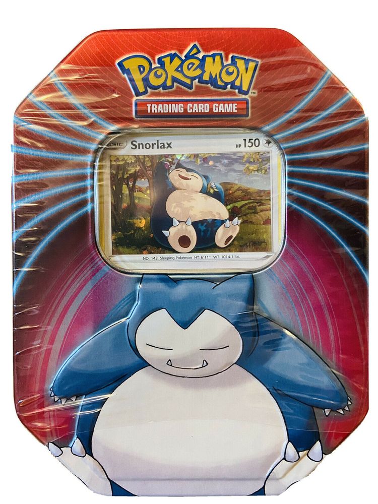 Pokemon Snorlax Tin