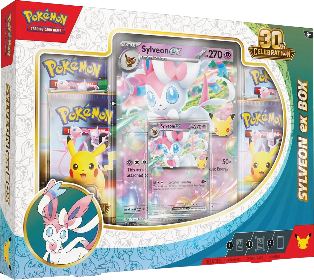 Pokemon 30th Celebration ex Box (Sylveon ex)
