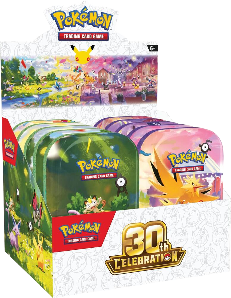Pokemon 30th Celebration Mini Tin (assorted designs)