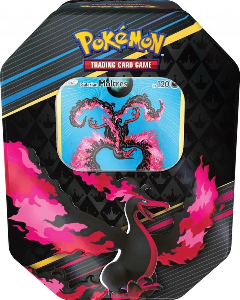 Crown Zenith Tin 5-Pack (Galarian Moltres)