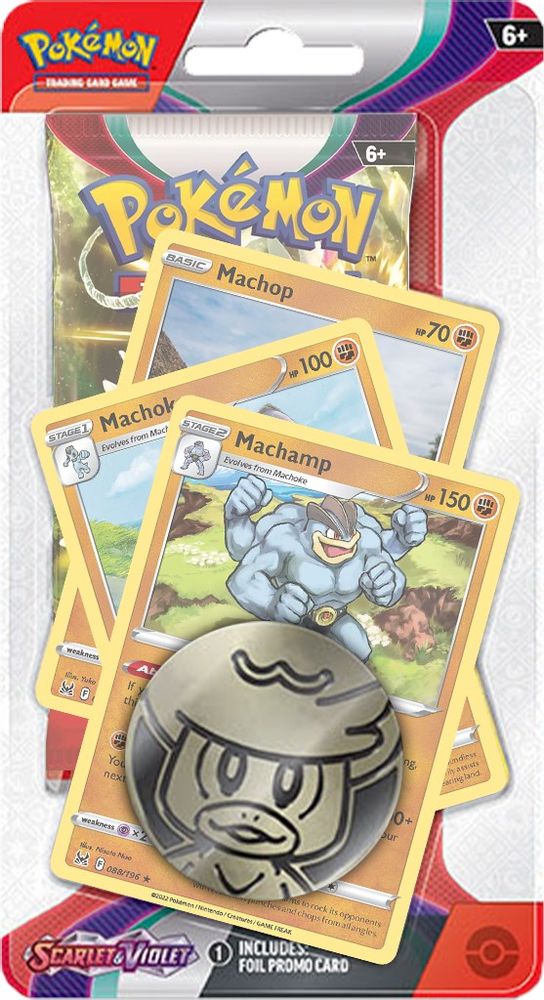 Pokemon Scarlet Violet Checklane Blister - Machamp