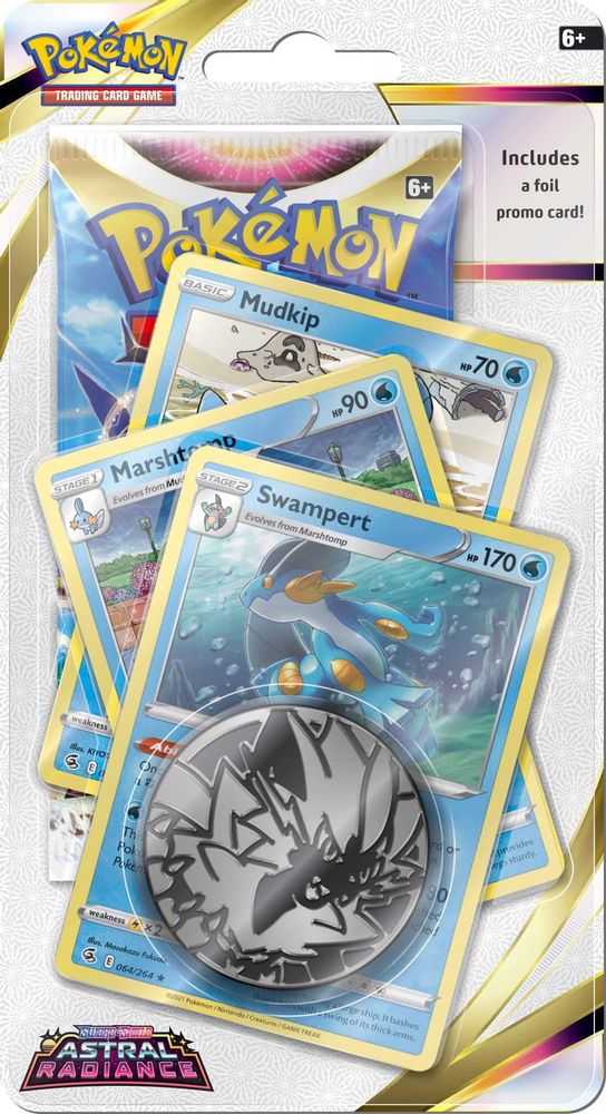 Pokemon Astral Radiance Checklane Blister - Swampert