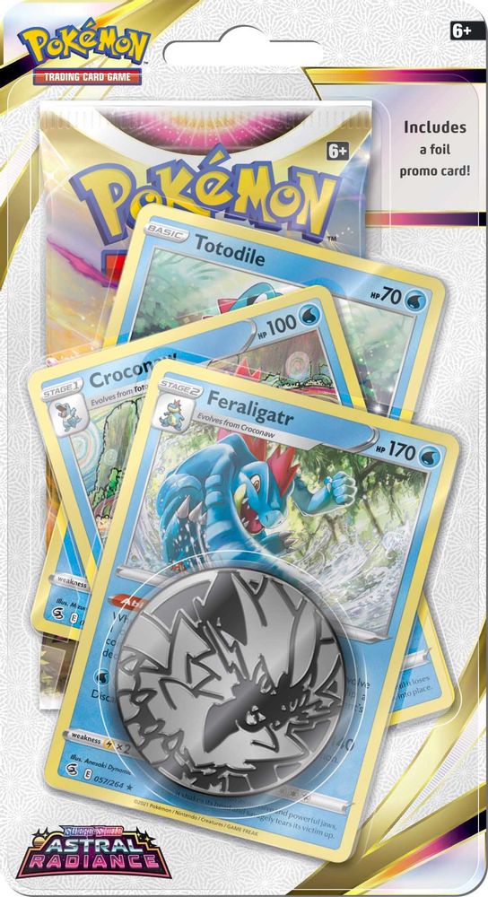 Pokemon Astral Radiance Checklane Blister - Feraligatr