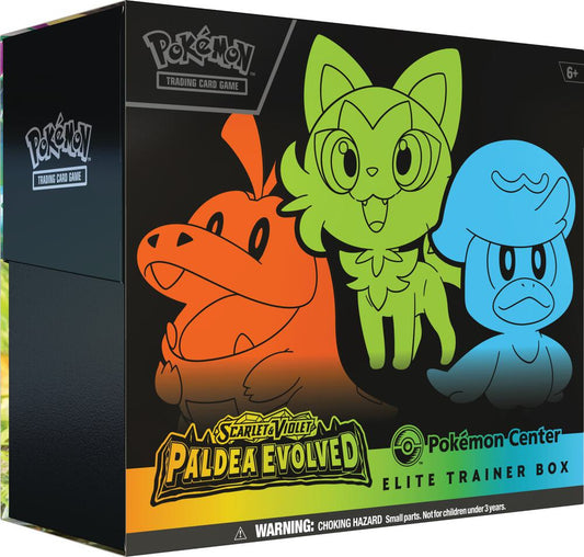 Pokemon Paldea Evolved Pokemon Center Elite Trainer Box