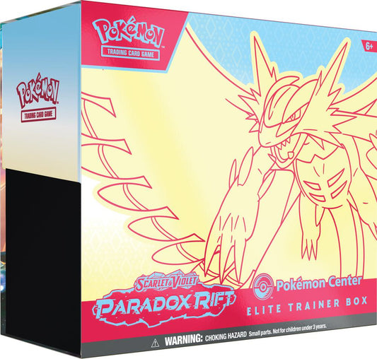 Pokemon Paradox Rift Pokemon Center Elite Trainer Box Roaring Moon