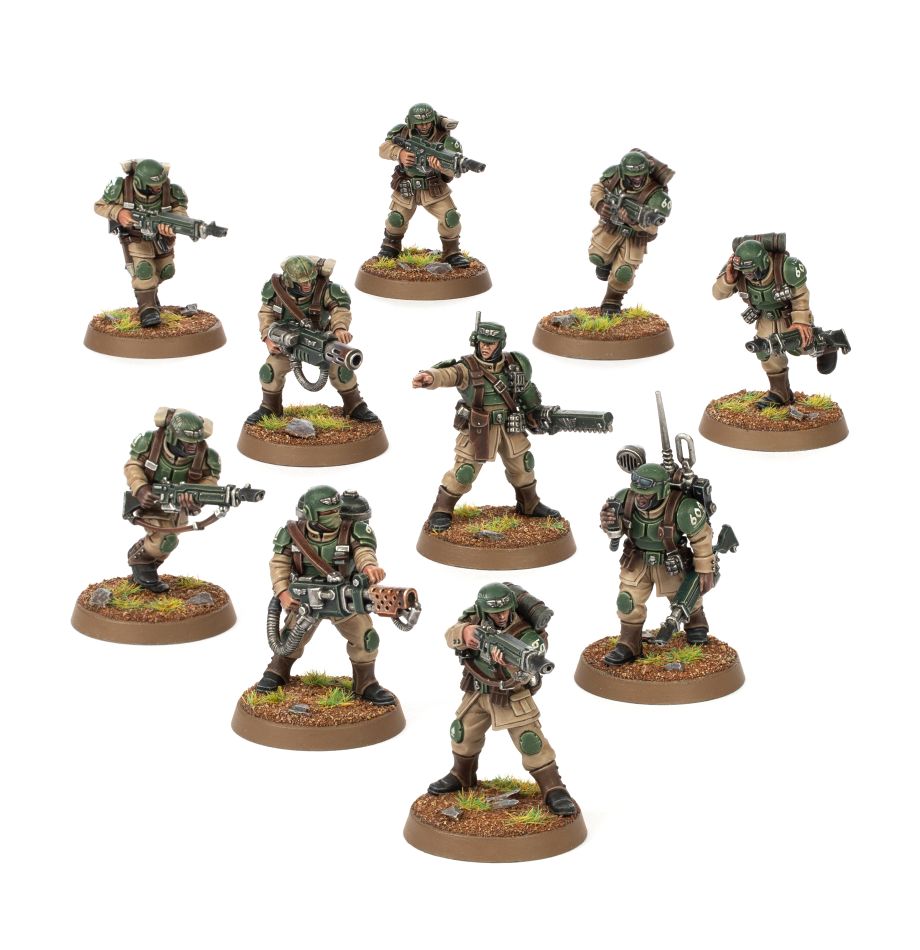 Warhammer Astra Militarum Cadian Shock Troops