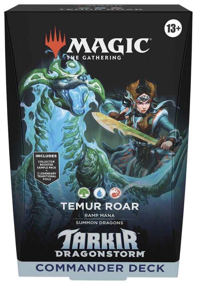 MTG Tarkir Dragonstorm Commander Deck Temur Roar