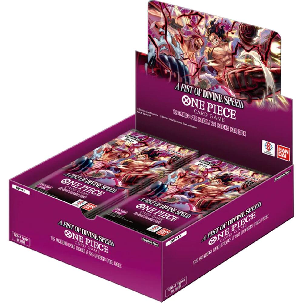 One Piece Card Game OP-11 A Fist of Divine Speed English booster box
