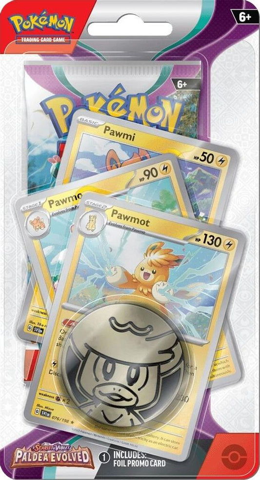 Pokemon Paldea Checklane Blister - Pawmot