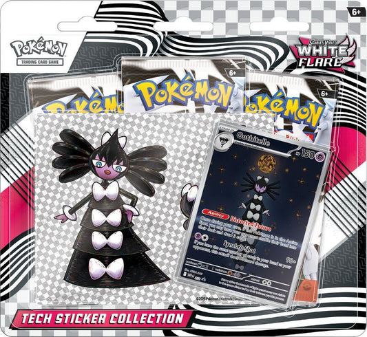 Pokemon White Flare Tech Sticker Collection Gothitelle