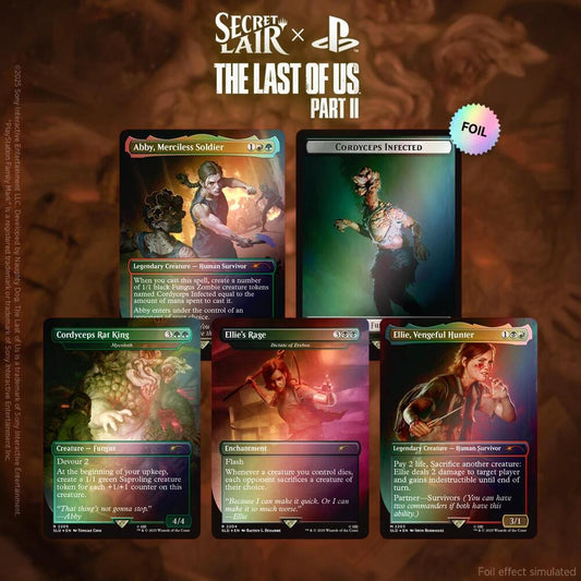 MTG Last of Us Part 2 Rainbow-Foil Secret Lair