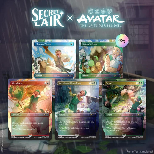 MTG Avatar Secret Lair - Cabbages - Foil