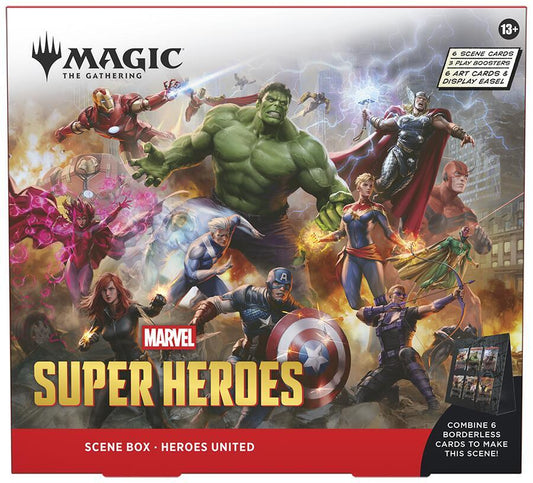 MTG Marvel Super Heroes Scene Box Heroes United
