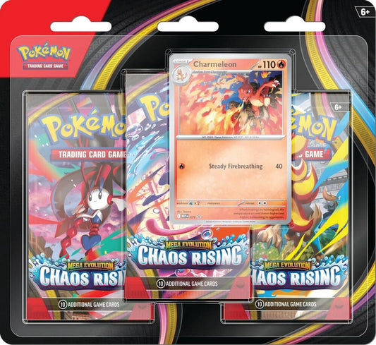 Pokemon Chaos Rising 3-Booster Blister