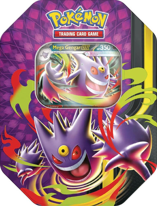 Pokemon Mega Moonlit Tin Mega Gengar ex