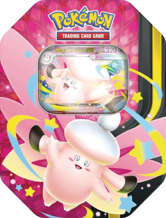 Pokemon Mega Moonlit Tin Mega Clefable ex