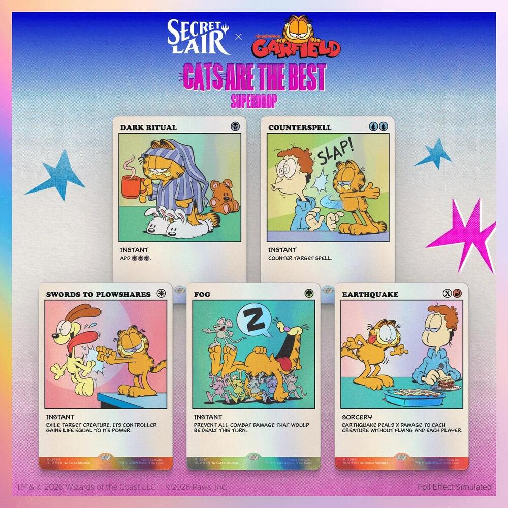 Secret Lair Garfield: As Intended Foil