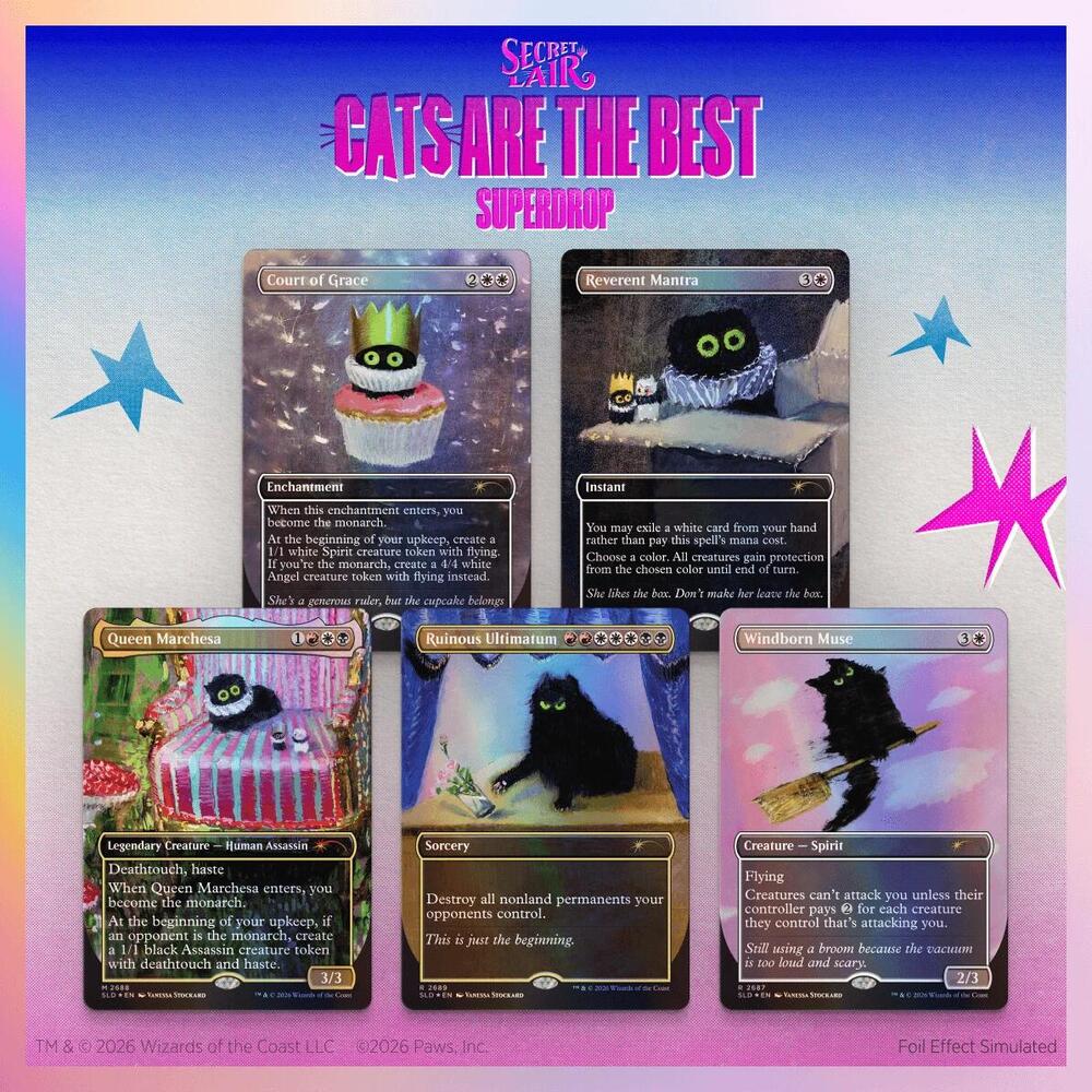 Secret Lair Purr Majesty Foil