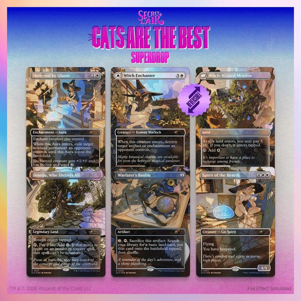 Secret Lair Witch's Familiar Foil