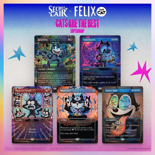 Secret Lair Felix the Cat: Magic Bag of Tricks Foil