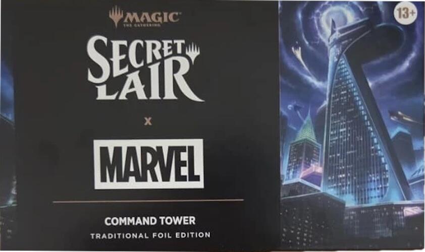 Secret Lair Marvel Command Tower Foil