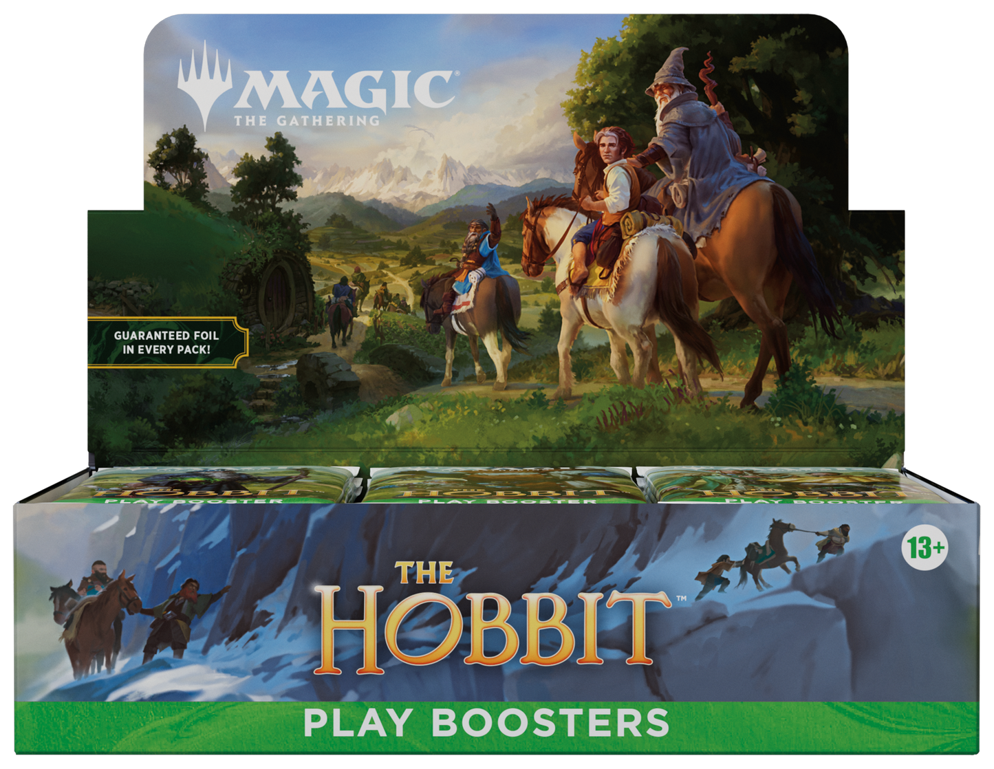 MTG The Hobbit Play Booster Display - back