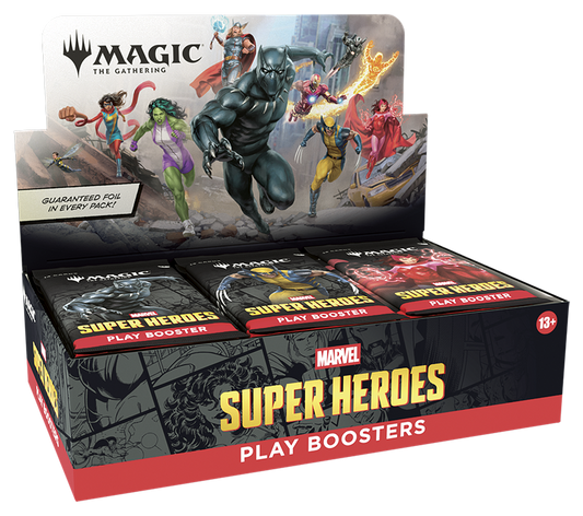 MTG: Universes Beyond- Marvel Super Heroes Play Booster Display (30 Packs)