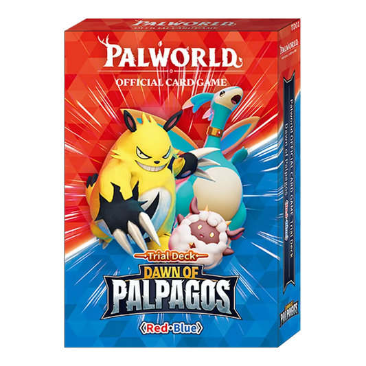 Palworld OCG Dawn of Palpagos Trial Deck Red & Blue