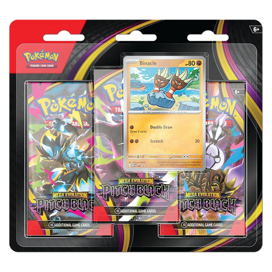 Pokemon Pitch Black - 3-Booster Blister Case