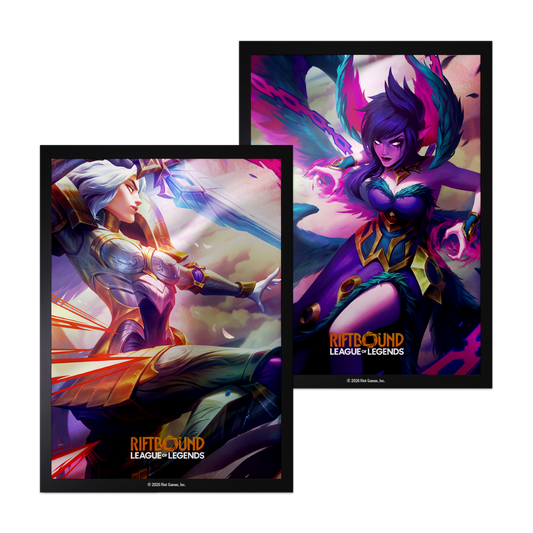 Riftbound Vendetta Kayle vs Morgana (2x 50ct) Card Sleeves