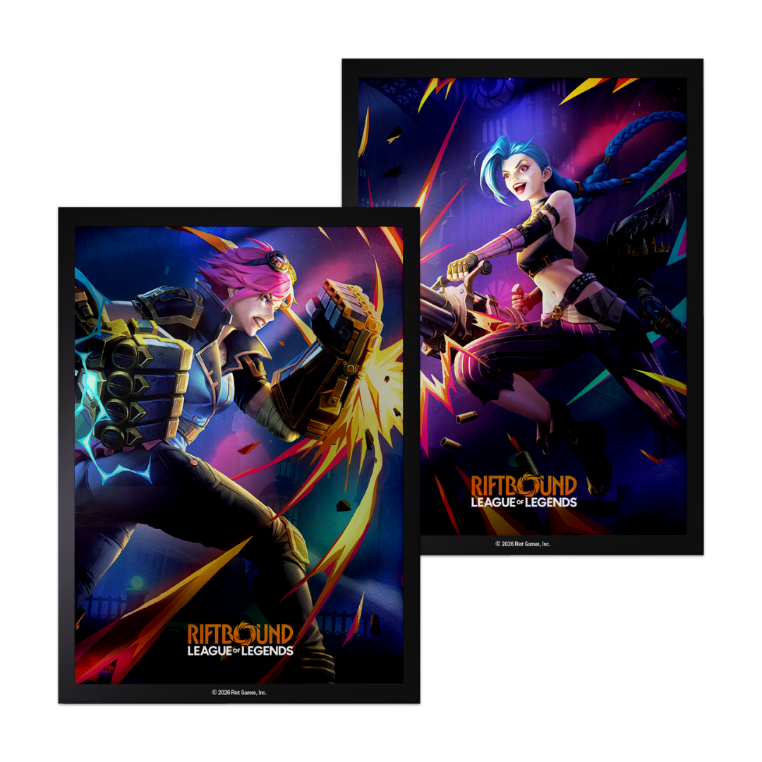 Riftbound Vendetta Vi vs Jinx (2x 50ct) Card Sleeves