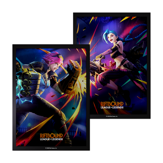 Riftbound Vendetta Vi vs Jinx (2x 50ct) Card Sleeves