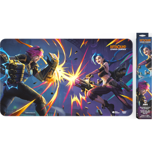 Riftbound Vendetta Vi vs Jinx Playmat