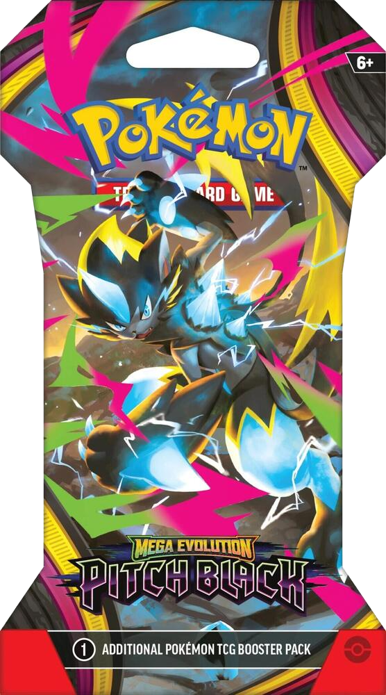 Pokemon Pitch Black Sleeved Booster Pack