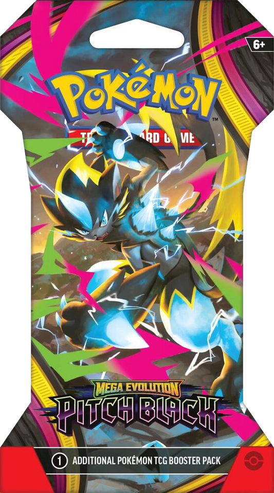 Pokemon Pitch Black Sleeved Booster Pack